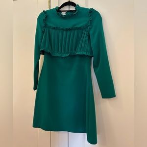 Maje Emerald Green Mini Dress